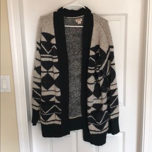 Tribal Print Cardigan